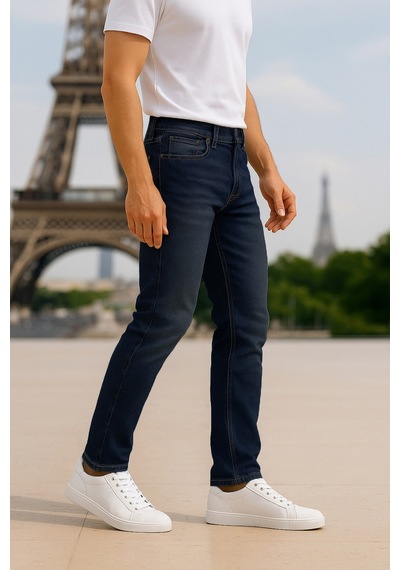 Cedy Denim Slim Fit Jean Joe Normal Bel Dar Kesim Esnek Kot Pantolon C300 Lacivert
