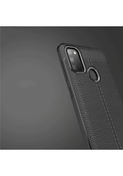 Samsung Uyumlu Galaxy M21 Kilif Deri Tarzi Niss Silikon Case 401547365