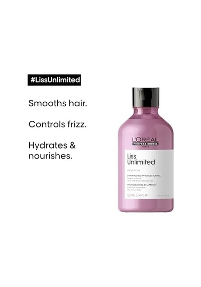 Professionnel Paris Serie Expert Liss Unlimited Elektriklenme Karşıtı Ve Yumuşaklık Veren Şampuan 300 Ml
