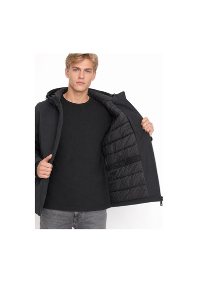 Loft Erkek Lacivert Kapüşonlu Regular Fit Mont Lf2043992 Q1.v1