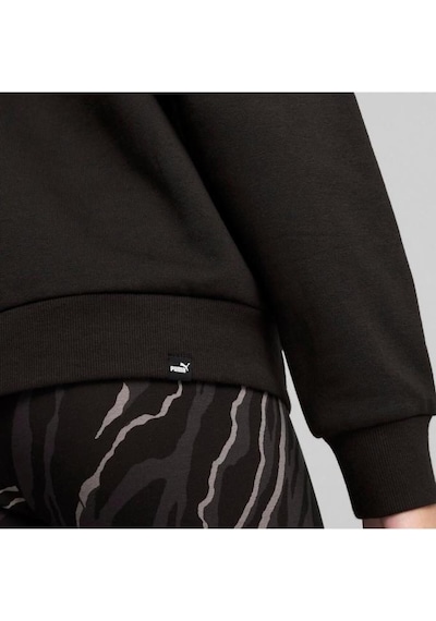 Puma Ess+ Anımal Hoodle Fl 681492 01 Kadın Sweatshirt Siyah Xs-xl Siyah