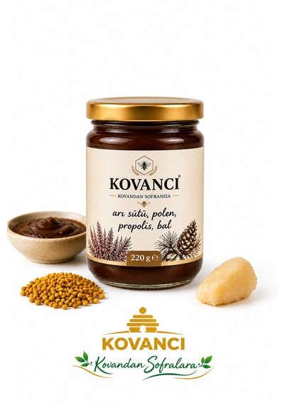 Arı Sütü Polen Propolis Bal Karışımı 220 G- Katkısız