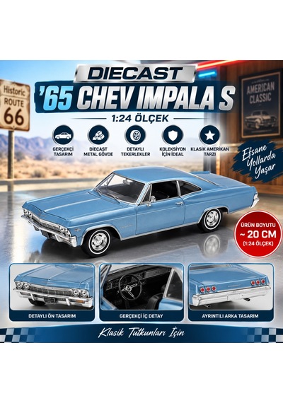 22417 Dıecast 1 24 65 Chev Impala S