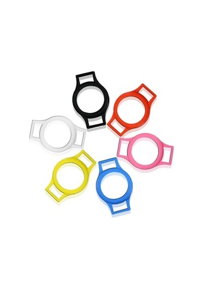 Sny Apple Uyumlu AirTag Pla Koruyucu Kılıf Anahtarlık -Kırmızı