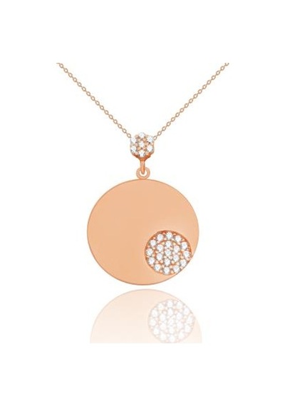 Gülaylar - Altın 14 Ayar Geometrik Kolye N11.30926