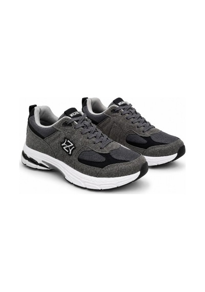 Go Tech Erkek Sneaker Ayakkabı Gri 40-44 Antrasit - Gri