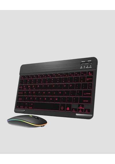 Aydınlatmalı Türkçe Q Rgb Klavye Sessiz Ve Dayanıklı Tuş Takımı Optik