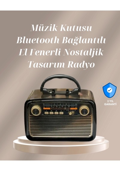 Bluetooth Bağlantılı Taşınabilir Hoparlör Fm/am Radyo Özellikli, Şarj Edilebilir Batarya, 1 Kg