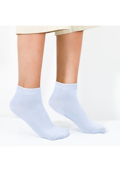 Kral Socks Kadın Bambu Patik 3 Adet Dikişsiz Parfümlü Kısa Yazlık Çorap Asorti