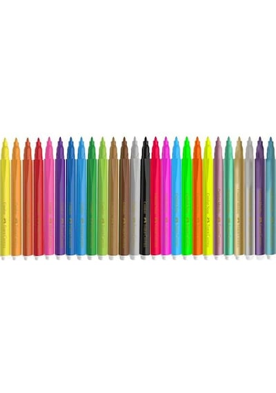Faber-Castell Comfort Fırça Uçlu Keçeli Kalem 24Lü 5068155243000