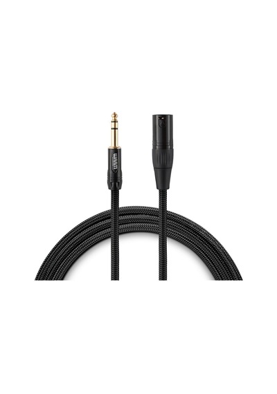 Premium Xlr -trs Kablo 1.8 M Prem Xlrm-trsm-6 Xlr Erkek - Trs Erkek Mikrofon / Aktif Hoparlör Kablo Gotham Kablo , 1.8 Mt.