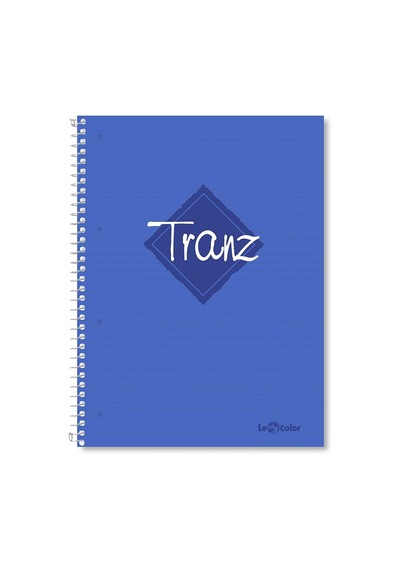 2012095 2 Tranz Pp Kapak 1.hamur Kağıt Spiralli Defter Çok Renkli