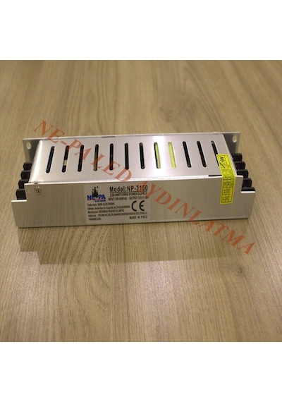 12Volt 10 Amper Slim İnce Kasa Şerit Led Trafosu Adaptörü 12V 10A