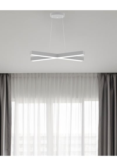 Papillon Gri Kasa, Sarı Işık Modern Sarkıt Led Avize GRİ RENK
