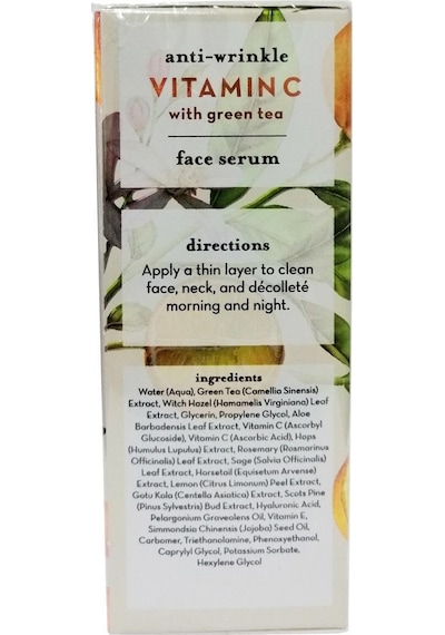 Fleurik Wrinkle Vitamin C ve Yeşil Çay Yüz Serumu 30 ML