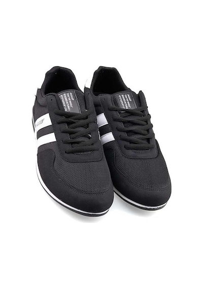Nesilshoes Jagulep 2202 Siyah Beyaz Anorak Erkek Spor Siyah&beyaz