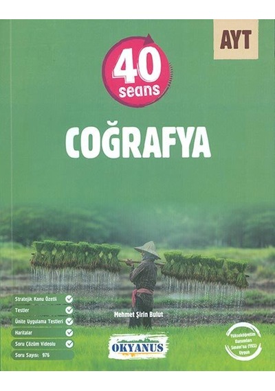 Okyanus Yayınları Ayt Coğrafya 40 Seans