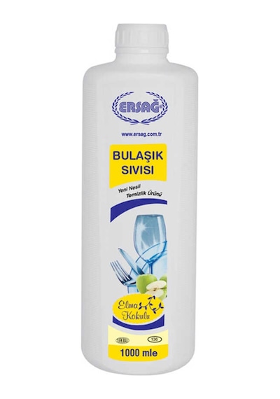 Ersağ Elma Kokulu Bulaşık Sıvısı 1 L + Boş Aparat