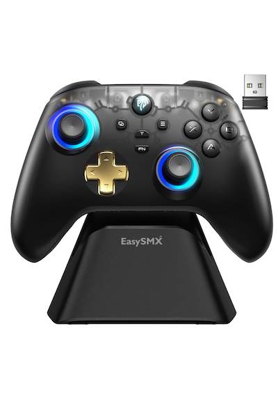 Easysmx D05 - Kablosuz Gamepad - Hall Effect Stick - Siyah