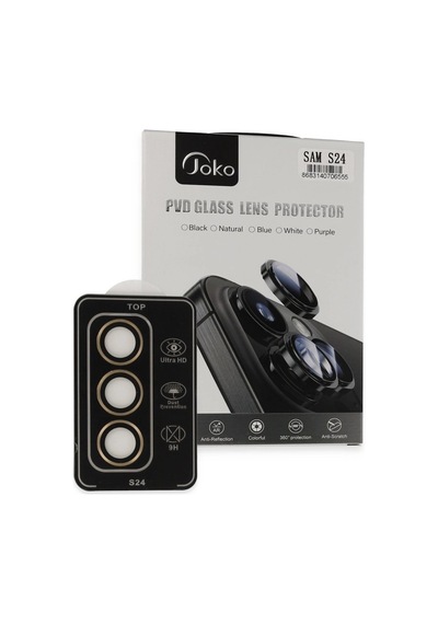 Joko Samsung Galaxy Uyumlu  S24 Pvd Metal Kamera Lens - Gold