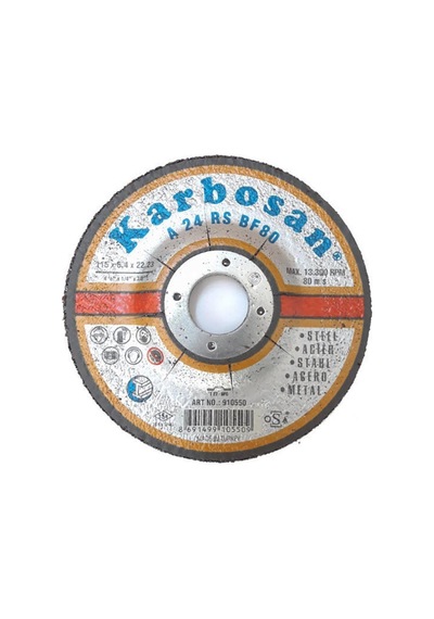 Karbosan Metal Taşlama Diski 115x6,4x22,23 - 56500