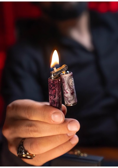 Caka Odkka Phantom El Yapımı Ortadan Kırılan Benzinli Gemici Muhtar Çakmağı - Pirinç Mor