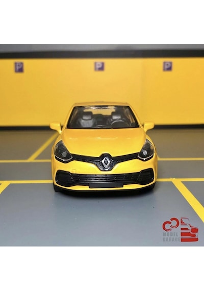 Renault Clio Rs 1/36 Ölçek Çek Bırak Diecast Metal Model Araba Oyuncak