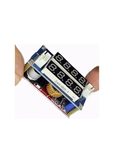 Xl4015 5a Cc-cv Volt-amper Ayarlı Çift Ekranlı Voltaj Düşürücü Modül