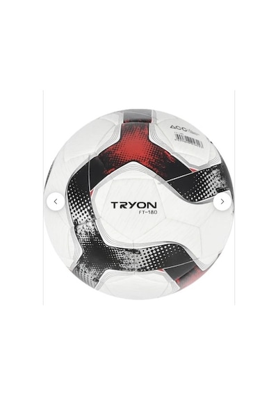 Tryon Ft-180 3 Numara Futbol Topu 12'li Paket Kırmızı Beyaz