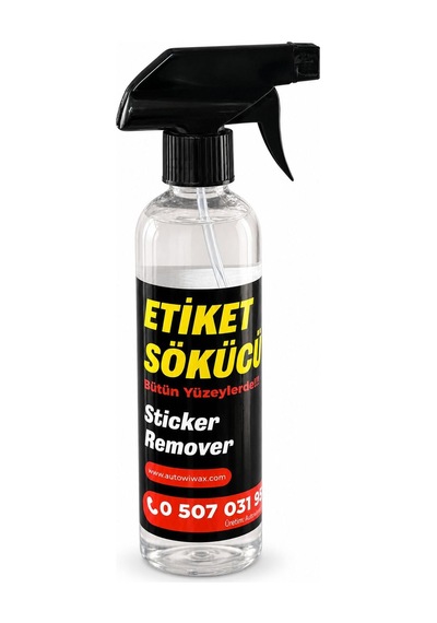 Auto Wiwax Etiket Sökücü Sprey Yapışkan Sticker Kalıntısı Temizleyici Ppf Sökücü 500 Ml