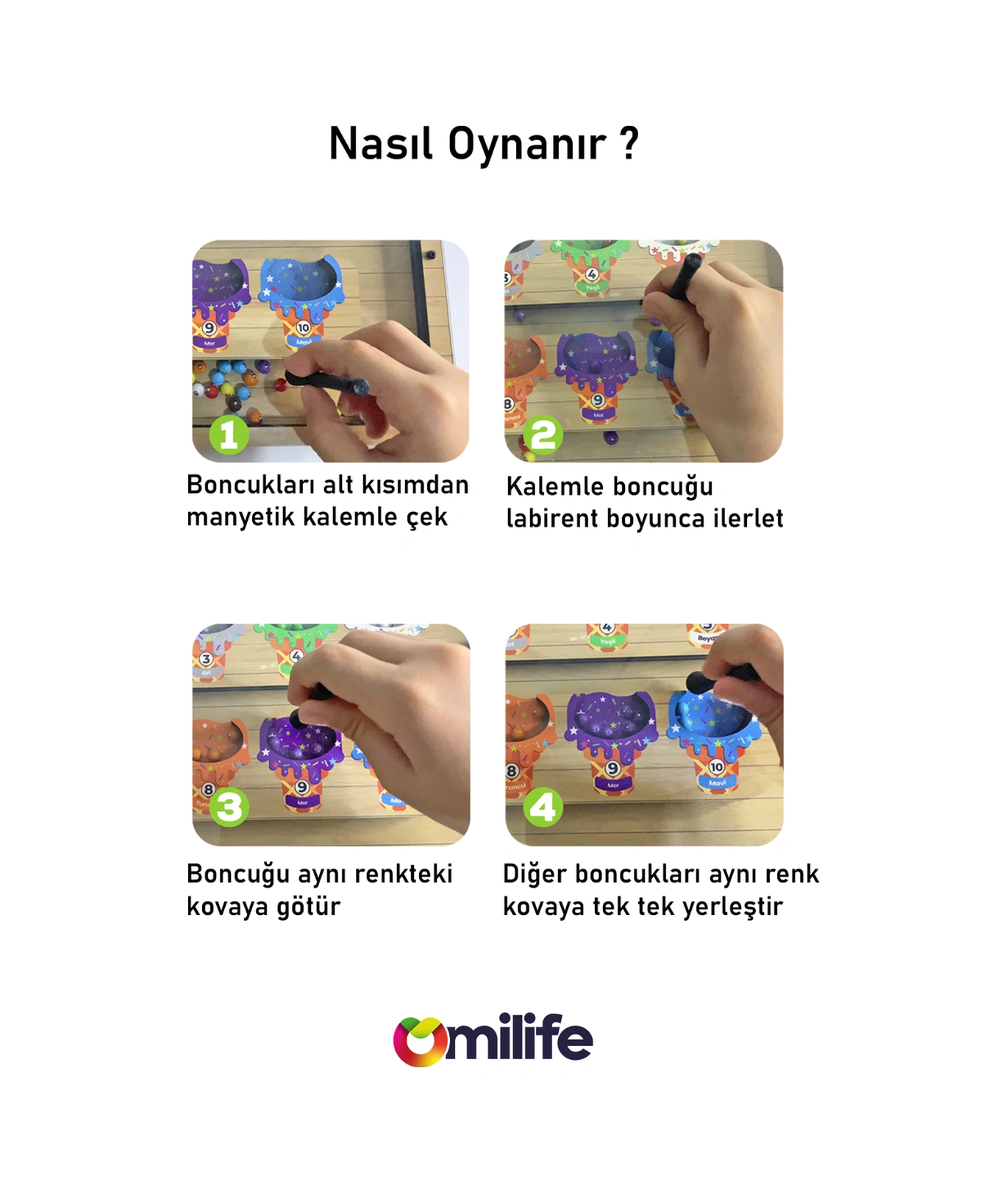 Manyetik Labirent Montessori Matematik Oyunu Harfleri Öğreniyorum Eğitici Oyuncak 25 cm