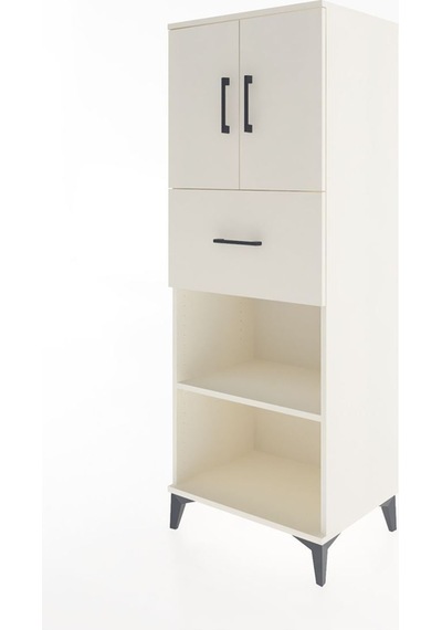 Hyperion Dolap 3 Raflı Tek Çekmeceli 2 Kapaklı 60x44x163 Aytaşı-aytaşı Aytası