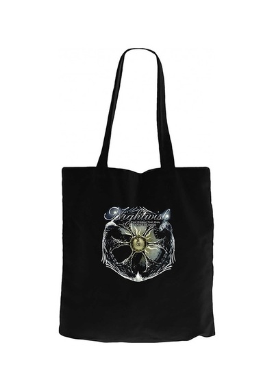 Nightwish The Crow The Owl Siyah Kanvas Bez Çanta Siyah