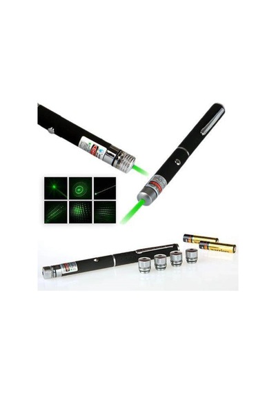 Hubrendy Çer Yeşil Lazer Pointer 3000 Mw 15 Km Etkili Tek Başlık 5 Model