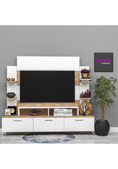 Ay 3 Çekmeceli Tv Ünitesi Mdf Siyah Ay 3 Çekmeceli Tv Ünitesi Mdf Siyah