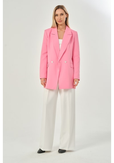 Oversize Dokuma Blazer Ceket 001