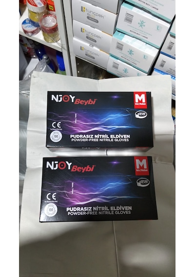 100'lü Pudrasız Nitril Eldiven
