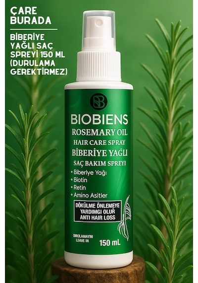 Biobiens Biberiye Yağlı Saç Spreyi 150 ML