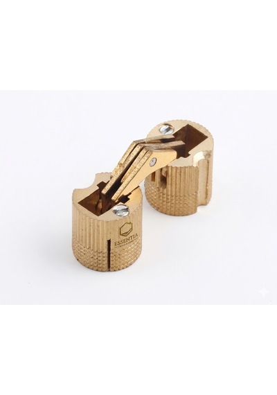 Silindir Masa Menteşesi Pirinç 10 Mm 1 Adet gold