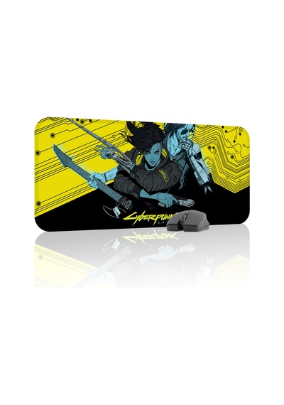 Cyberpunk 2077 Kaymaz Dikişli Kauçuk Oyuncu Mousepad V4 - 70x30 Xl Gaming Mouse Pad Fare Altlığı