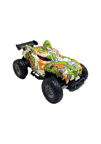 Uzaktan Kumandalı Şarjlı Offroad Canavar Oyuncak Araba Yeşil Çok Renkli