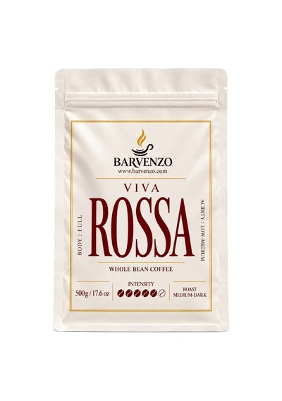 Barvenzo Viva Rossa 500 G Güçlü Aroma Çekirdek Kahve
