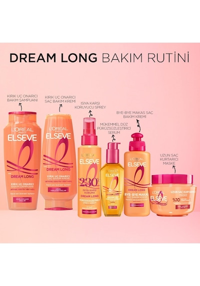L'oréal Paris Elseve Dream Long Isıya Karşı Koruyucu &amp Pürüzsüzleştirici Sprey Serum 150ml