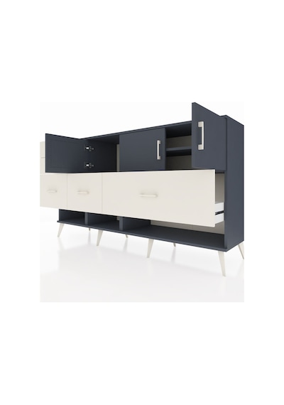 Hyperion Konsol 3 Raflı 5 Çekmeceli 3 Kapaklı 176x44x99 Antrasit- Antrasit-antrasit/aytaşı Hyperion Konsol 3 Raflı 5 Çekmeceli 3 Kapaklı 176x44x99 Antrasit- Antrasit-antrasit/aytaşı