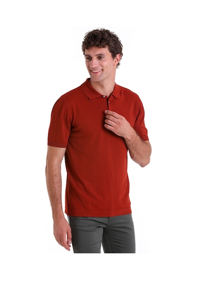 Hatemoğlu Bordo Comfort Fit Düz Polo Yaka Rayon Triko Tişört Bordo Hatemoğlu Bordo Comfort Fit Düz Polo Yaka Rayon Triko Tişört Bordo