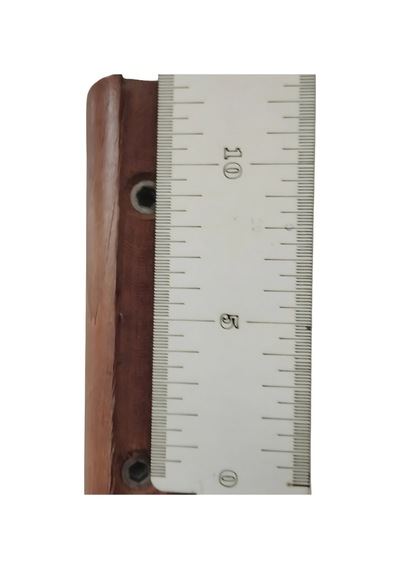 Kanallı 42cm Gürgen Ahşap Ayak Ceviz Renk 4 Adet Ayak