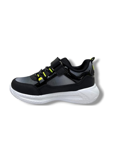 Ndrops 028-26 Anorak Anatomik Çocuk Sneaker Siyah Sarı 31-35 Siyah