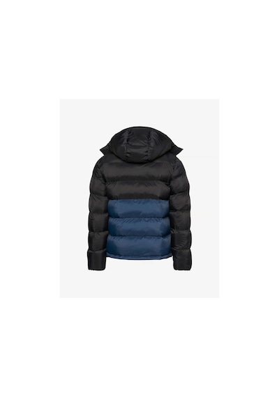 Calvin Klein Jeans Uzun Kollu Naylon Renk Bloklu Şişme Erkek Ceket Lv04rd527g-ub1 Siyah
