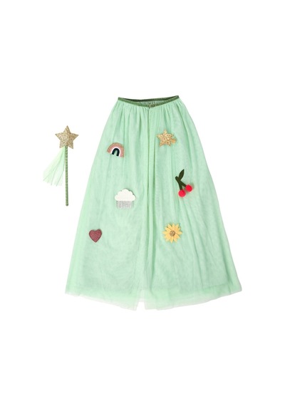 Meri Meri - Icon Cape & Wand - İkonlu Pelerin & Değnek Kostüm 0 - 99