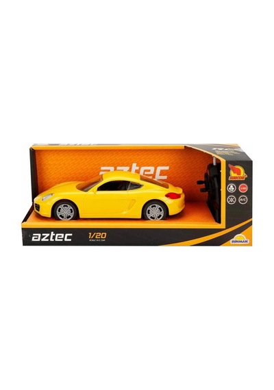 20350 1:20 Uzaktan Kumandalı Aztec Spor Araba 20 Cm Sarı
